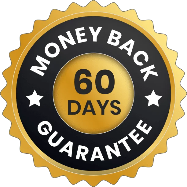 PrimeBiome Money Back Guarantee Seal